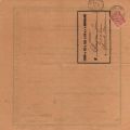 Lettre d'information de la gare de Cheval-Blanc(1904) (verso)