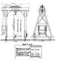 Grue roulante à tambour pour levage des machines C-15 de 24 t (transformation de la C-6 de 20 t de 1903,