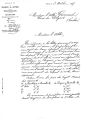 Lettre de la Cie PLM à l'abbé Grimaud curé de Sorgues pour l'organisation d'un train de pèlerinage en 1897